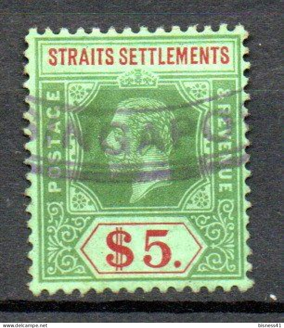 Col33 Colonie Britannique Malaisie Malacca 1912 N° 150a Sur Vert Oblitéré Cote : 100,00€ - Malacca