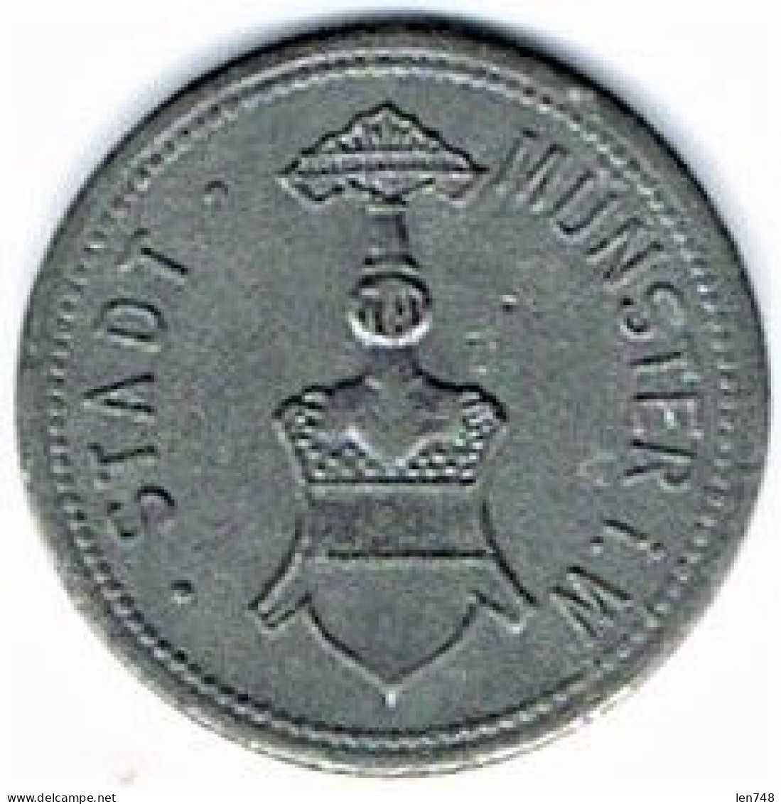 Nécessité Allemagne : 10 Pfennig 1917 Münster I. Westf - Monétaires/De Nécessité