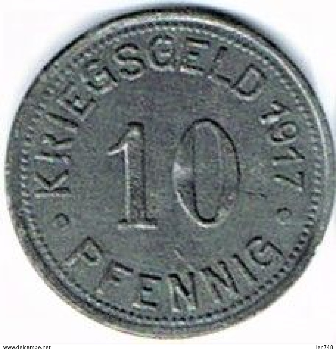 Nécessité Allemagne : 10 Pfennig 1917 Münster I. Westf - Monétaires/De Nécessité
