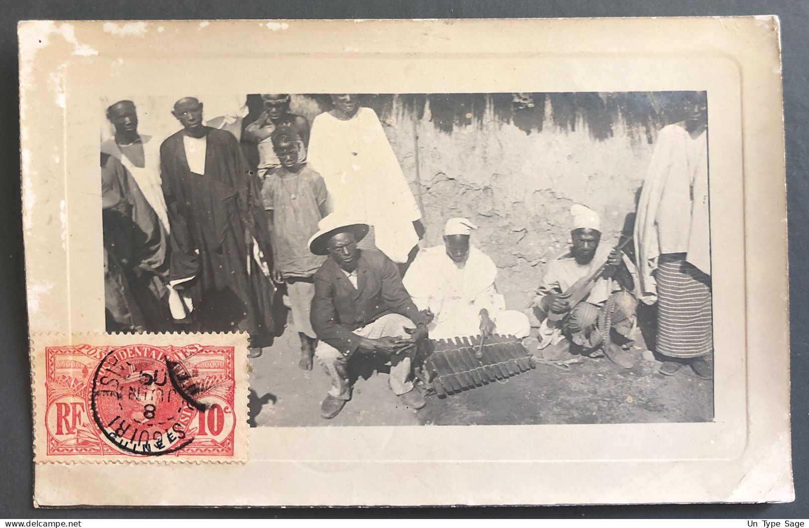 Guinée, Divers Sur CPA, TAD Siguiri 8.6.1909 - (W1472) - Brieven En Documenten