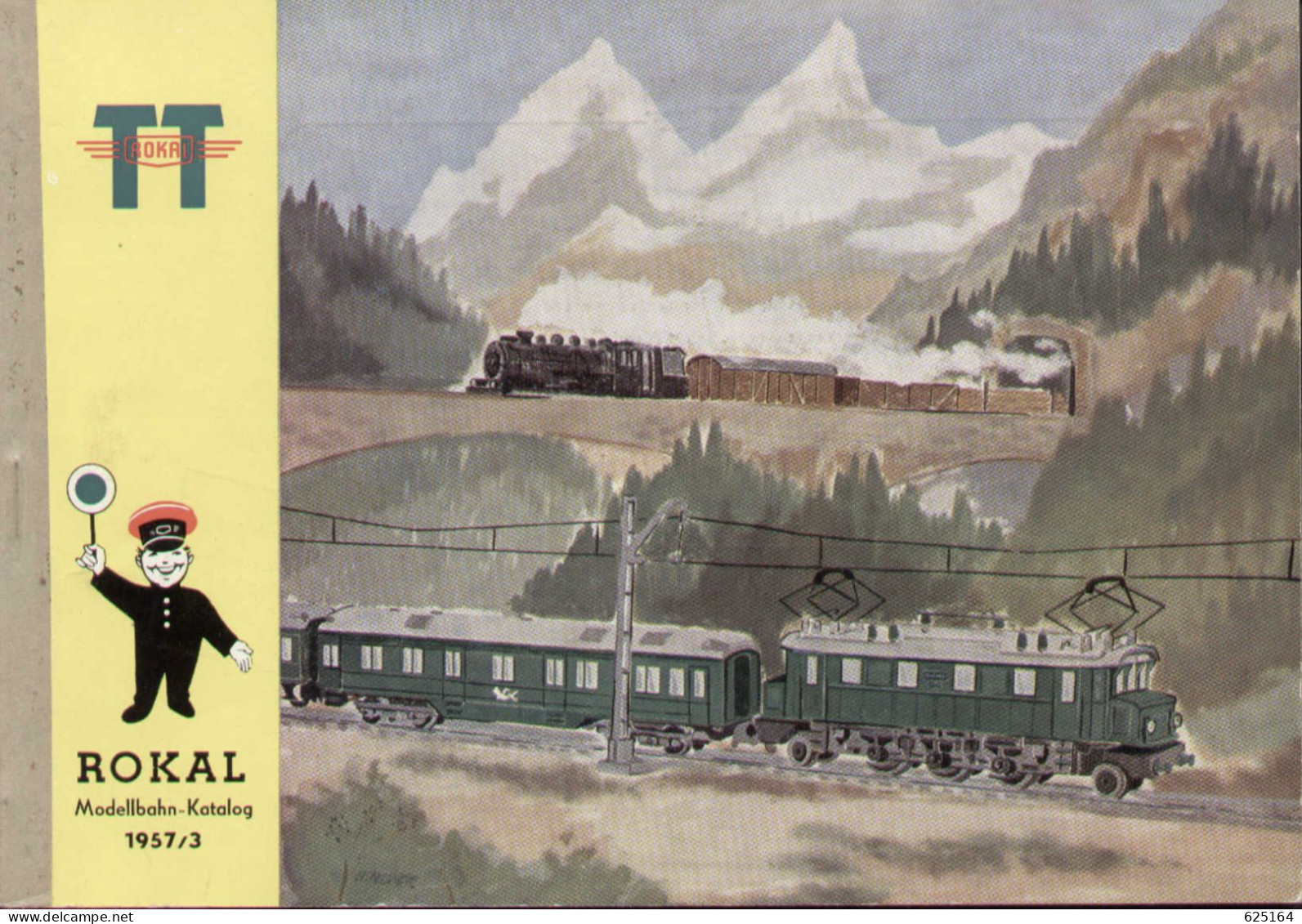 Catalogue ROKAL 1957/3 Modellbahn Katalog TT 1:120 12 Mm. - Allemand