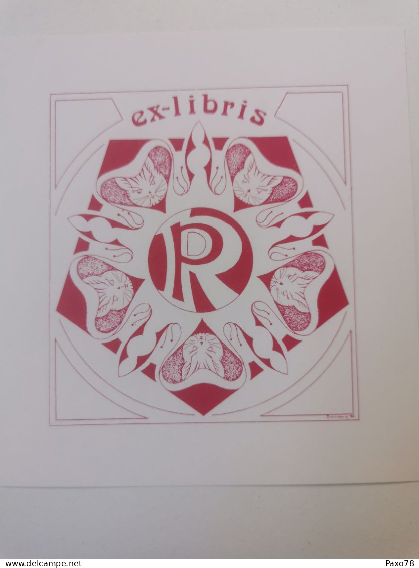 Luxembourg Ex-libris, P. Roller - Ex-libris