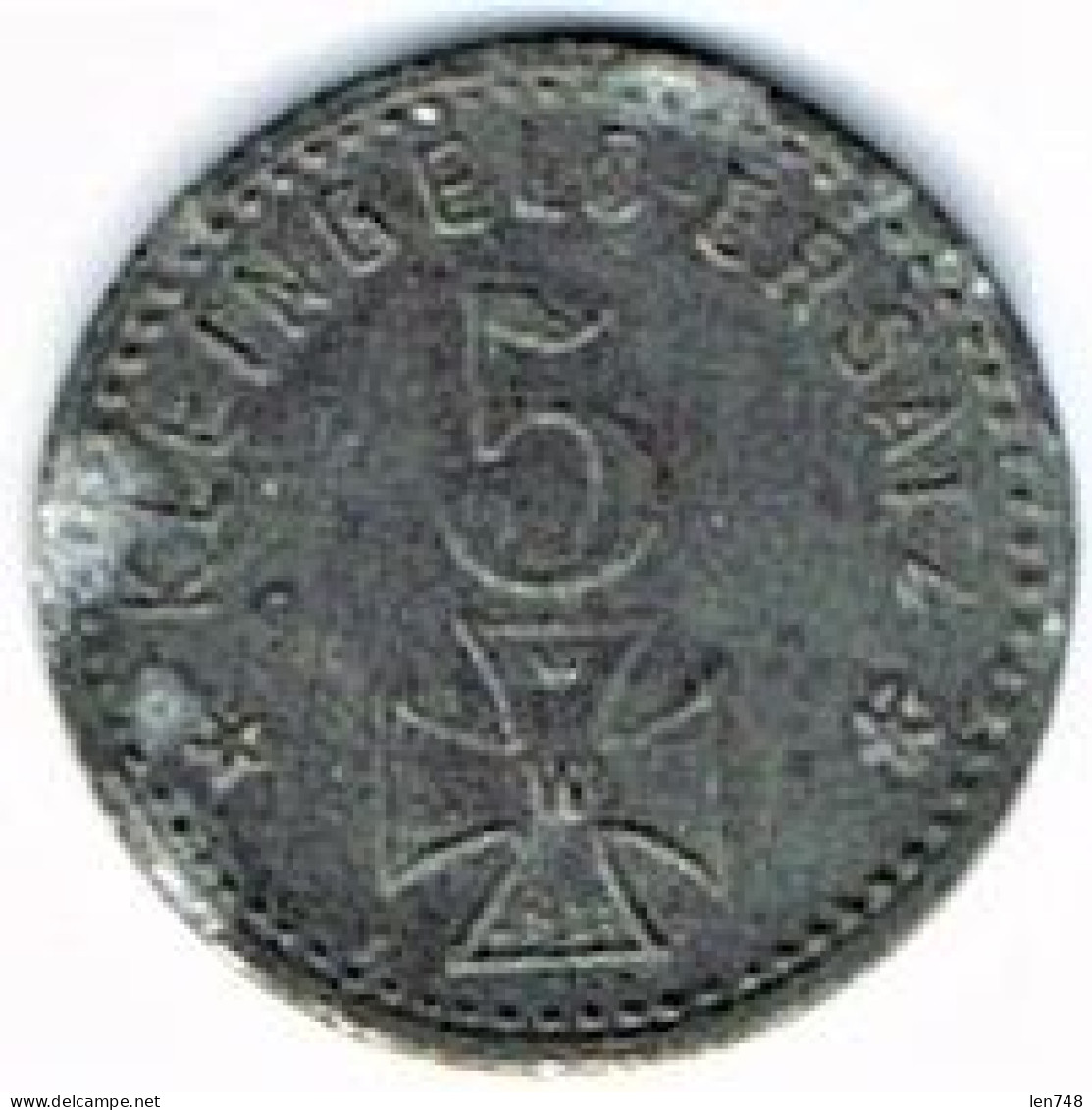 Nécessité Allemagne : 5 Pfennig 1918 Waldsee (zinc) - Noodgeld