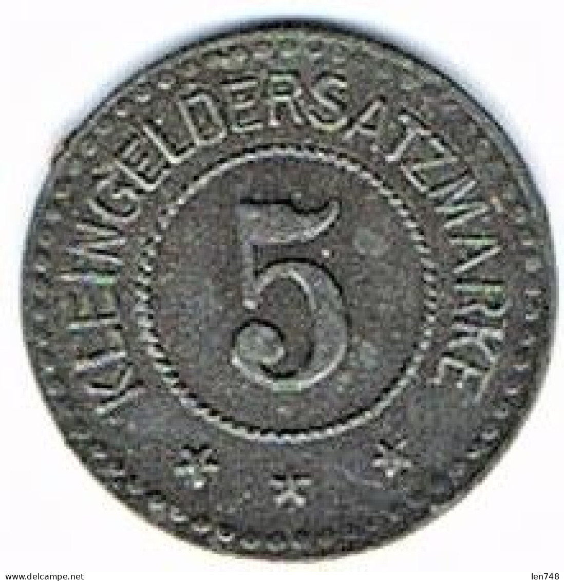 Nécessité Allemagne : 5 Pfennig 1918 Warendorf - Monetari/ Di Necessità