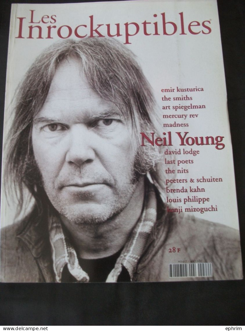 Les Inrockuptibles N°42 Neil Young The Smiths Madness Art Spiegelman Emir Kusturica David Lodge The Nits Magazine 1992 - Musique