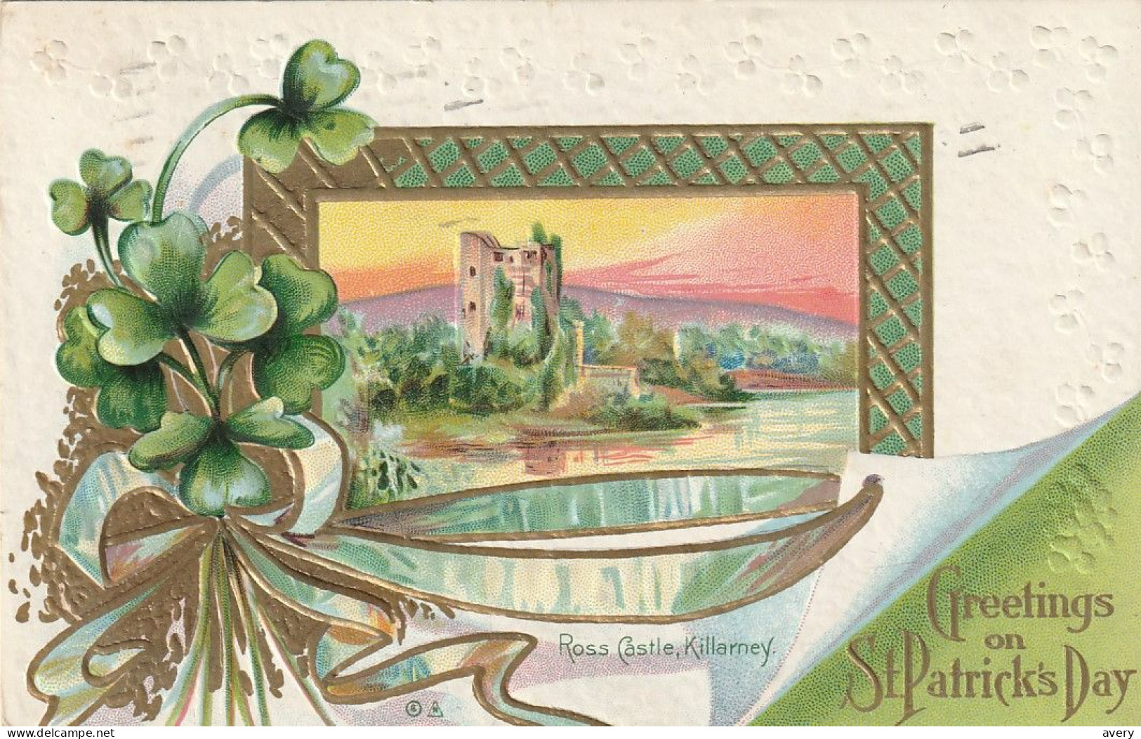 Greetings On St. Patrick's Day  Ross Castle, Killarney  .  .  .  . - Saint-Patrick