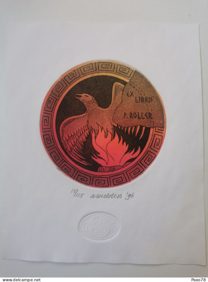 Luxembourg Ex-libris, P. Roller - Ex-libris