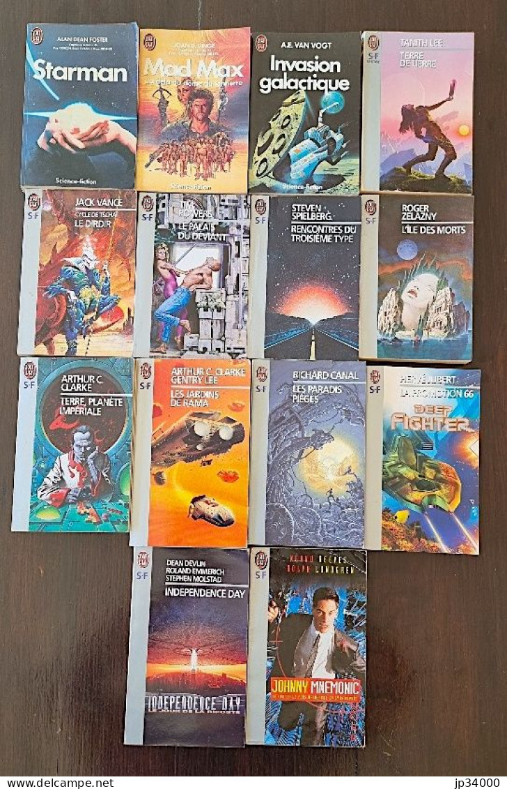 Science Fiction - Lot De 14 Romans "J'AI LU S.F." En Bon état. (Tous Différents) - Lots De Plusieurs Livres