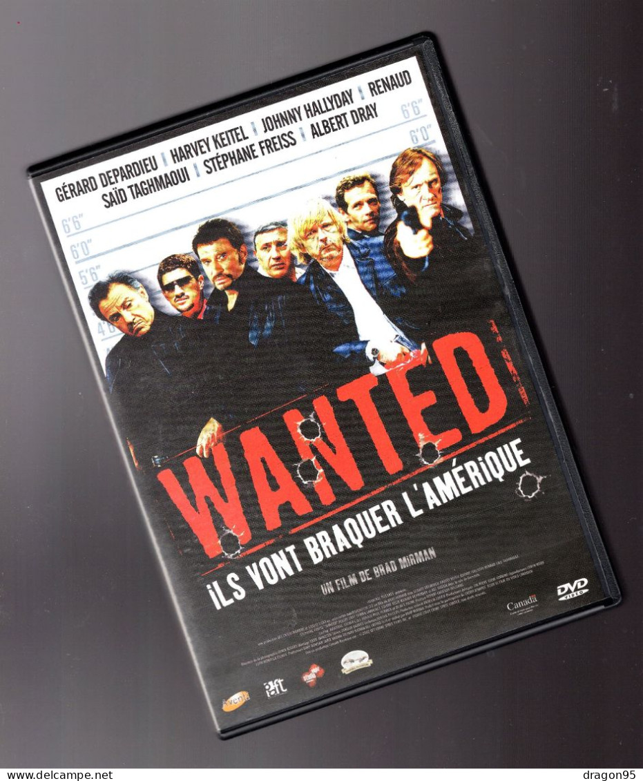 Wanted De Brad MIRMAN Avec Johnny HALLYDAY, Gérard DEPARDIEU, Harvey KEITEL... - Policiers