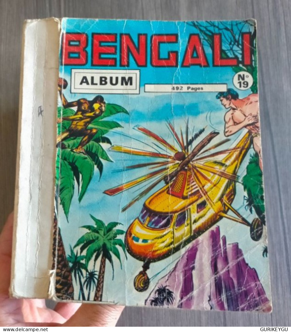 ALBUM Reliure BENGALI  AKIM N° 19 Avec N) 28.29.30 Dedans Mon Journal 1967 - Tintin