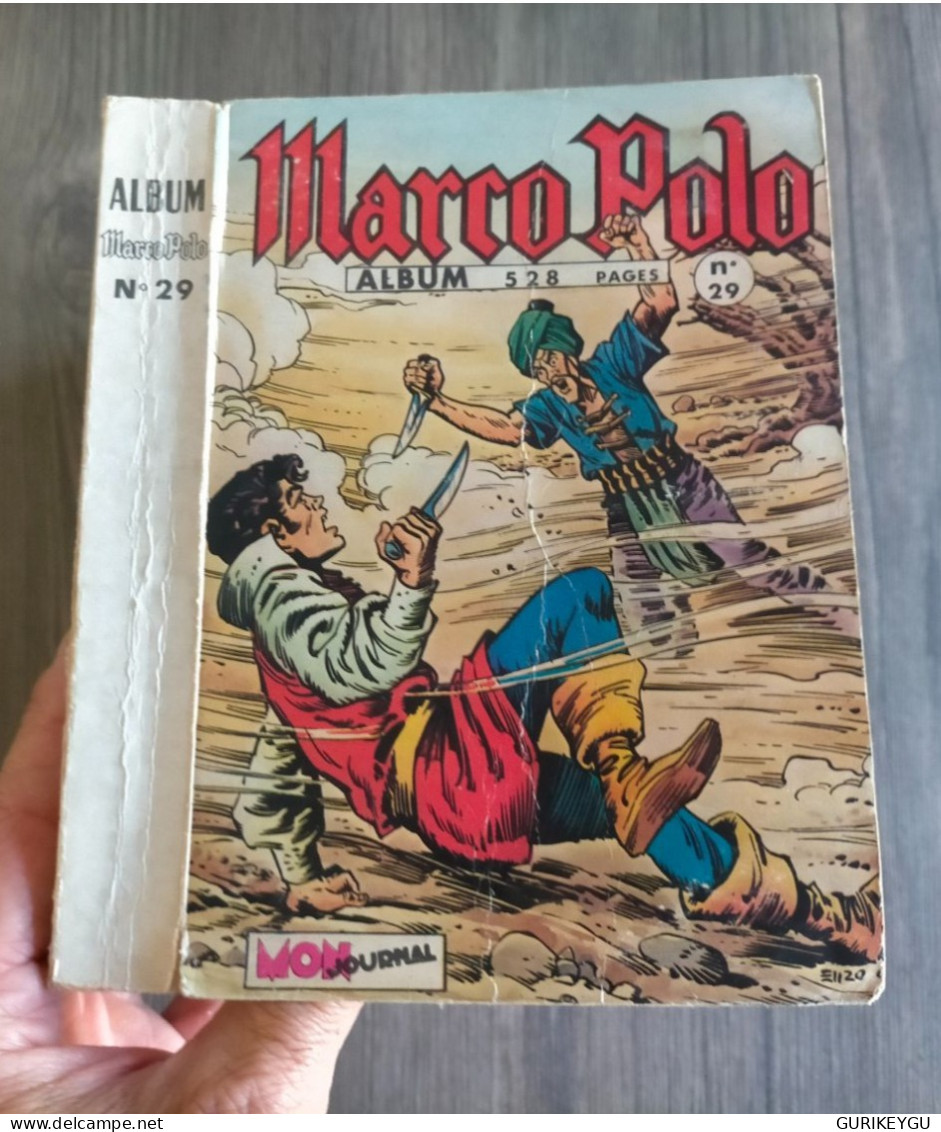 ALBUM Reliure MARCO POLO N° 29 Avec N° 141.142.143.144 Dedans Mon Journal 1971  BIEN - Tintin