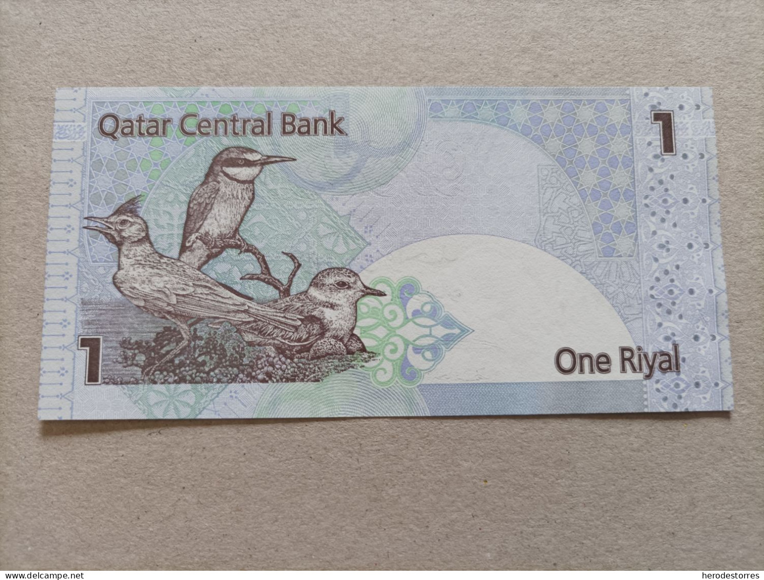 Billete De Qatar De 1 Riyal, Año 2008, UNC - Qatar