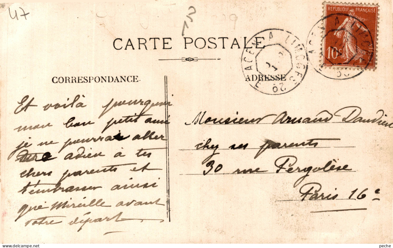 N°105552 -cpa Castelmoron Sur Lot -l'église- - Castelmoron