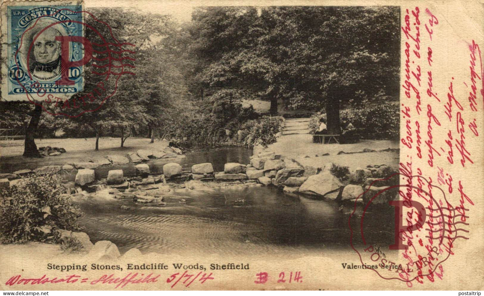 UK. STEPPIN STONES, ENDCLIFFE WOODS SHEFFIELD - Sheffield