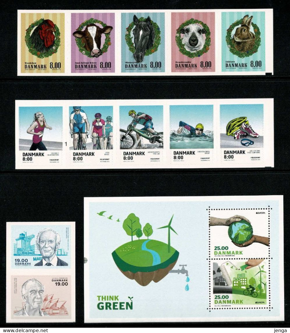 Denmark 2016, Complete Year Pack MNH(**) - Includes Proof By Martin Mörck. - Full Years