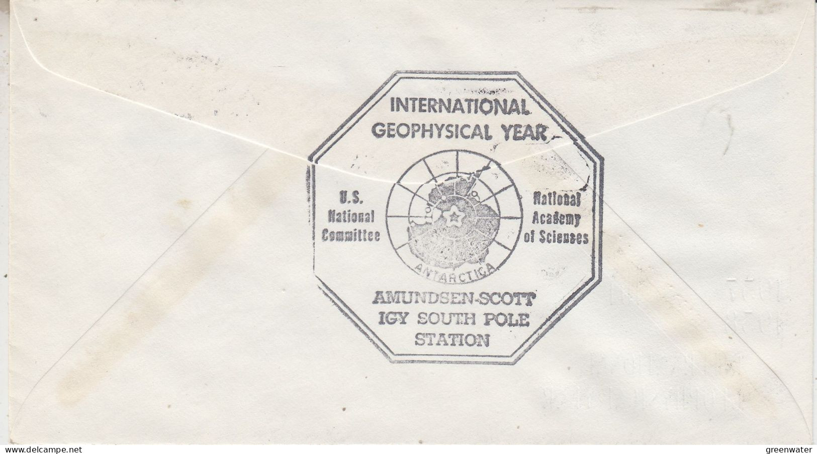 USA IGY Signature Ca Pole Station Antarctica MAY 31 1958 (UA153) - International Geophysical Year