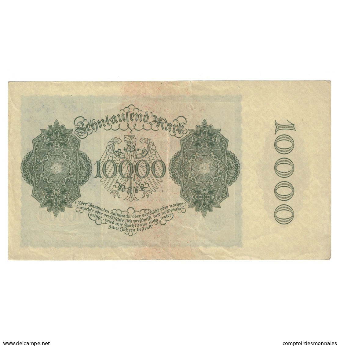 Billet, Allemagne, 10,000 Mark, 1922, 1922-01-19, KM:71, SUP - 10000 Mark
