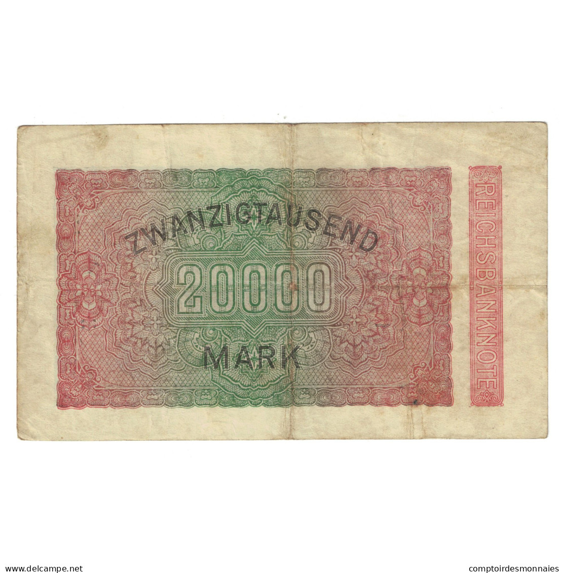 Billet, Allemagne, 20,000 Mark, 1923, 1923-02-20, KM:85d, TB+ - 20000 Mark