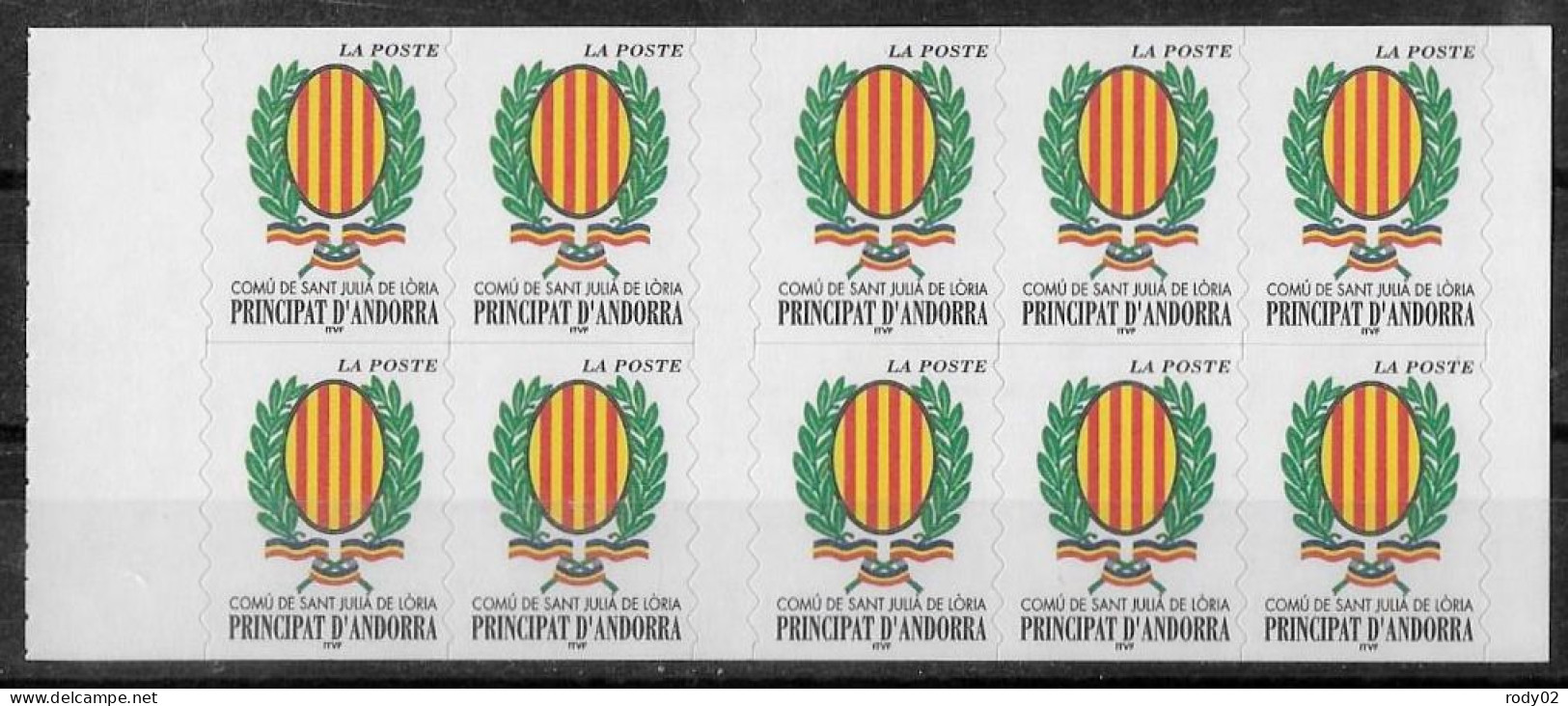 ANDORRE - 5 CARNETS - NEUF** MNH - Booklets