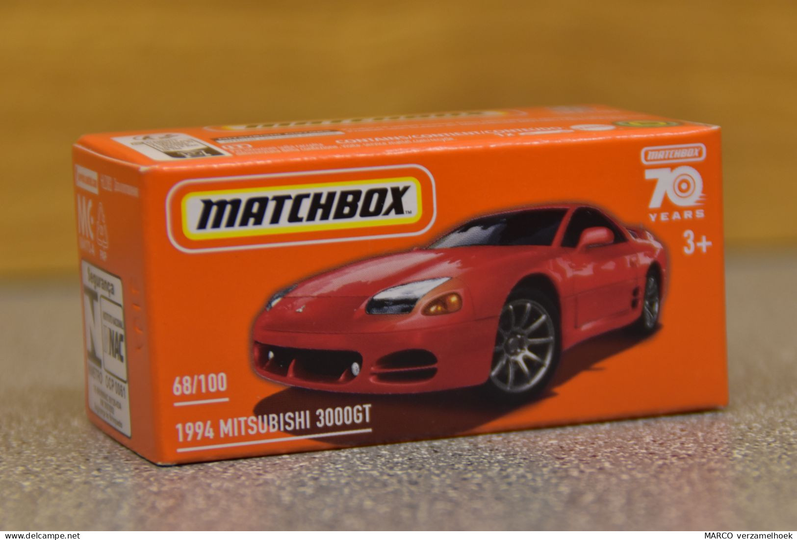 Mattel - Matchbox 70 Years 68/100 1994 Mitsubishi 3000GT - Matchbox (Mattel)