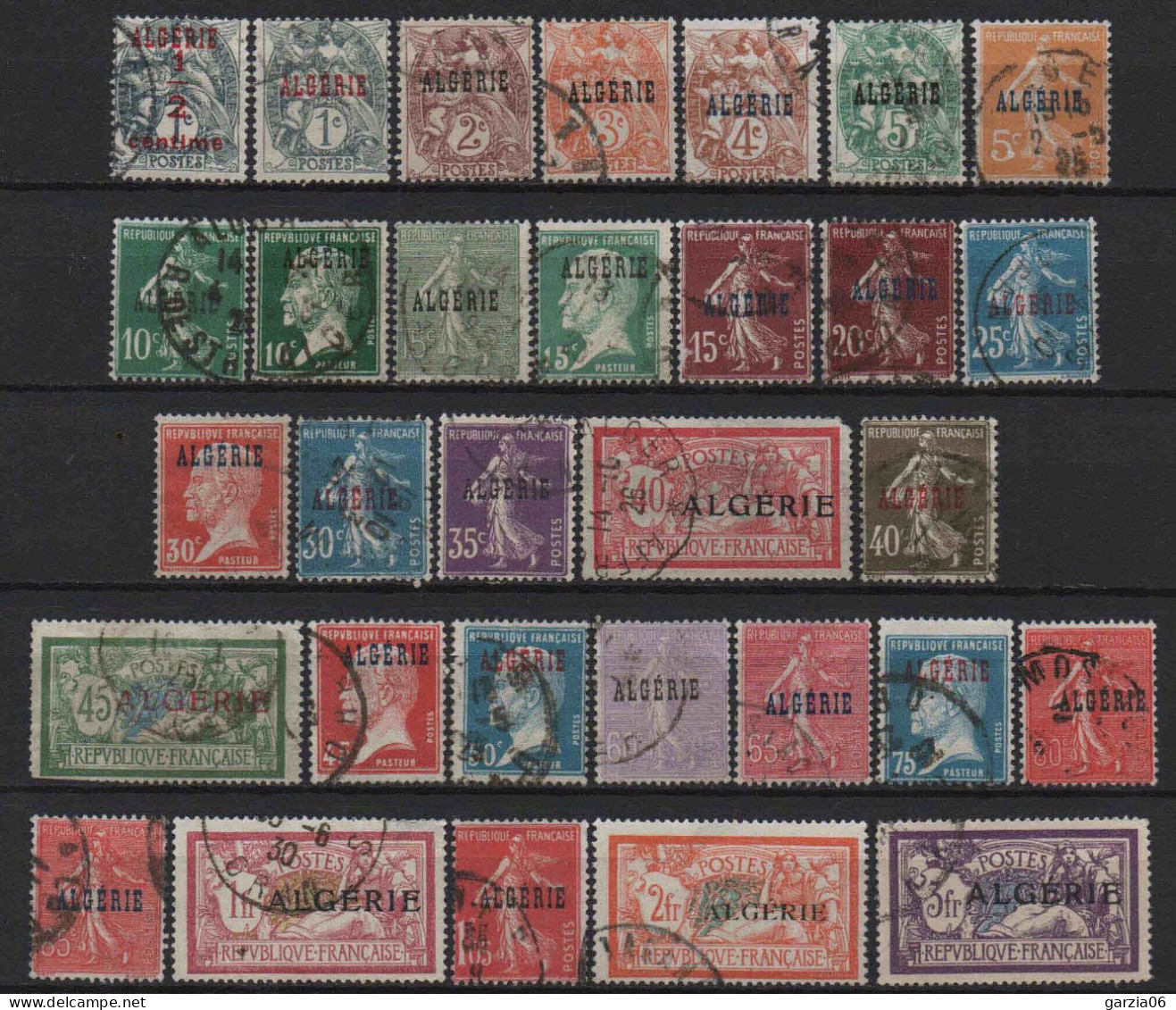 Algerie - 1924 - Tb De France Surch - N°1 à 32 - Oblit - Used - Oblitérés