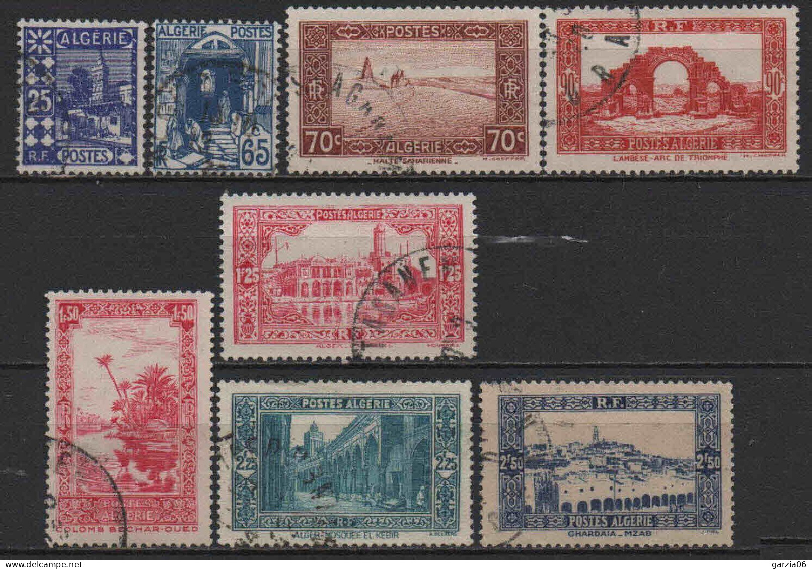 Algérie - 1938 - Nouvelles Valeurs    - N° 136 à 141A - Oblit  - Used - Oblitérés