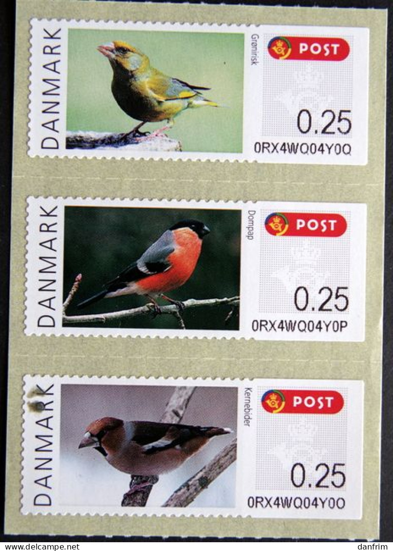 Denmark 2012 Minr.62-64 MNH (**) Birds / Vogel ( Lot  F 2415 ) ATM - Vignette [ATM]