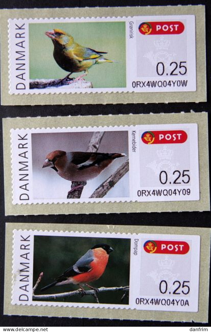 Denmark 2012 Minr.62-64 MNH (**) Birds / Vogel ( Lot  F 2405 ) ATM - Automaatzegels [ATM]