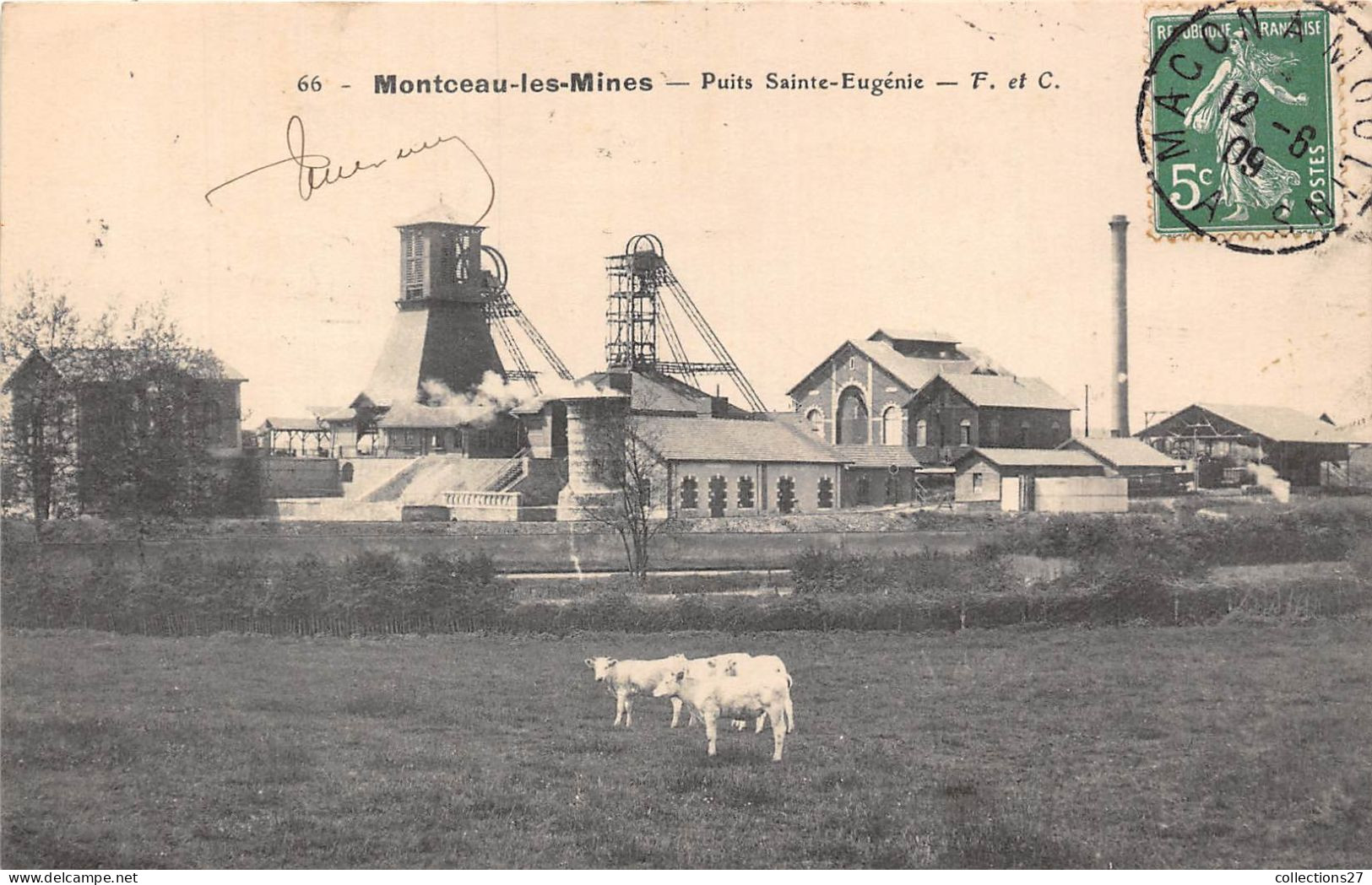 71-MONTCEAU-LES-MINES- PUITS SAINTE-EUGENIE - Montceau Les Mines