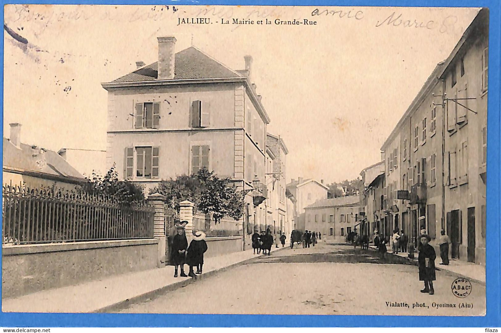 38 - Isère - Jallieu - La Mairie Et La Grand Rue (N13020) - Jallieu