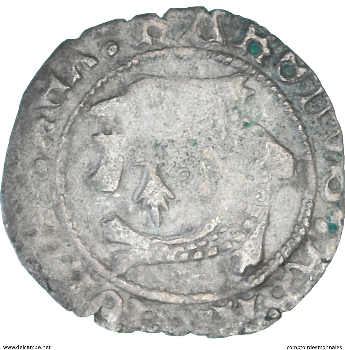 Monnaie, France, Charles VIII, Liard Au Dauphin De Bretagne, 1483-1498, TB+ - 1483-1498 Karl VIII. Der Freundliche