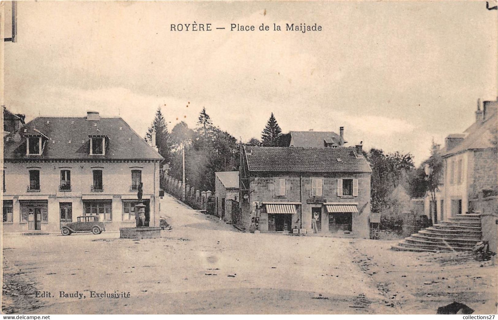 23-ROYERE- PLACE DE LA MAIJADE - Royere