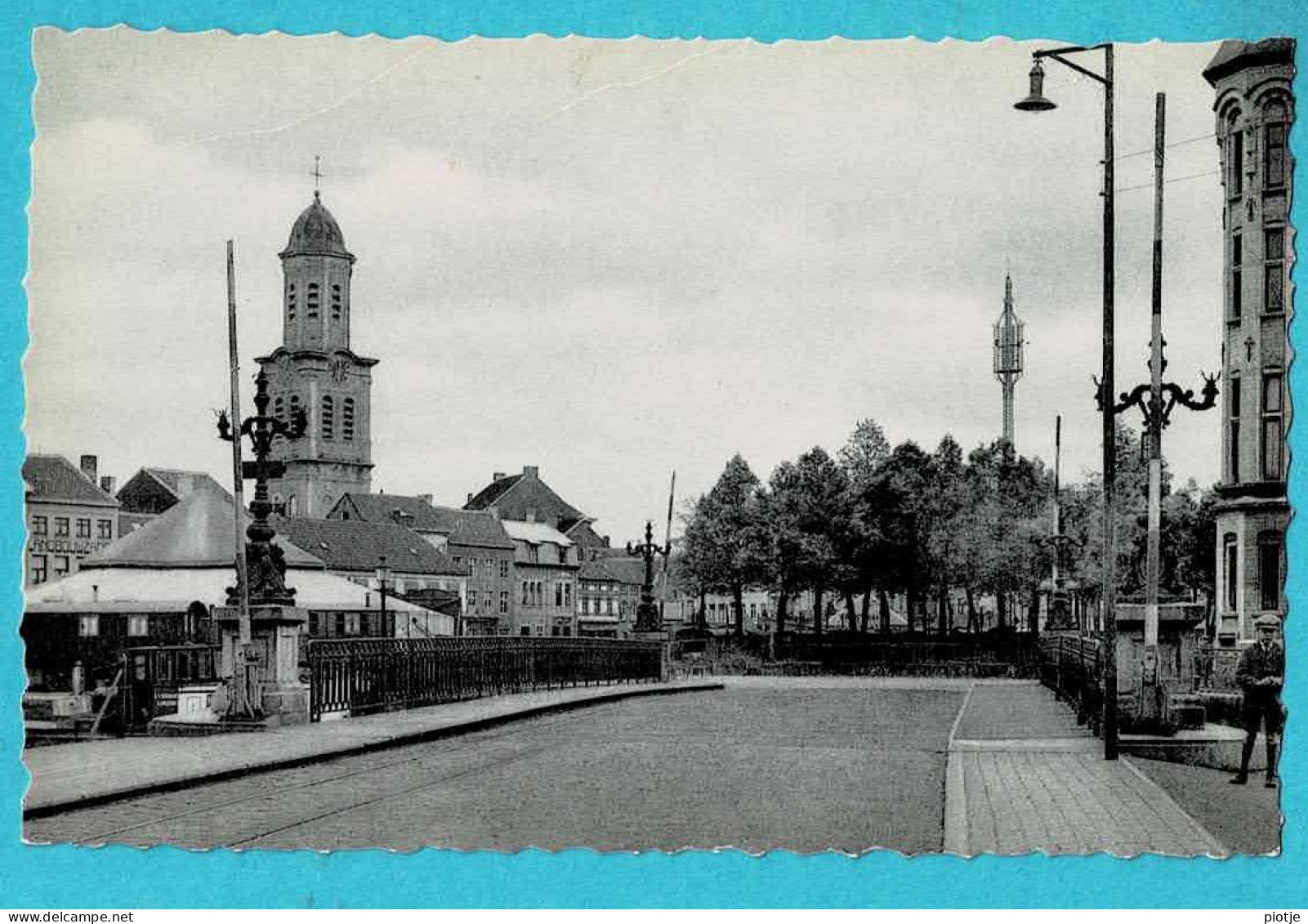 * Lokeren (Waasland - Oost Vlaanderen) * (Nels, Uitg Rombaut) De Brug, Le Pont, église, Tramway, Animée, Old - Lokeren