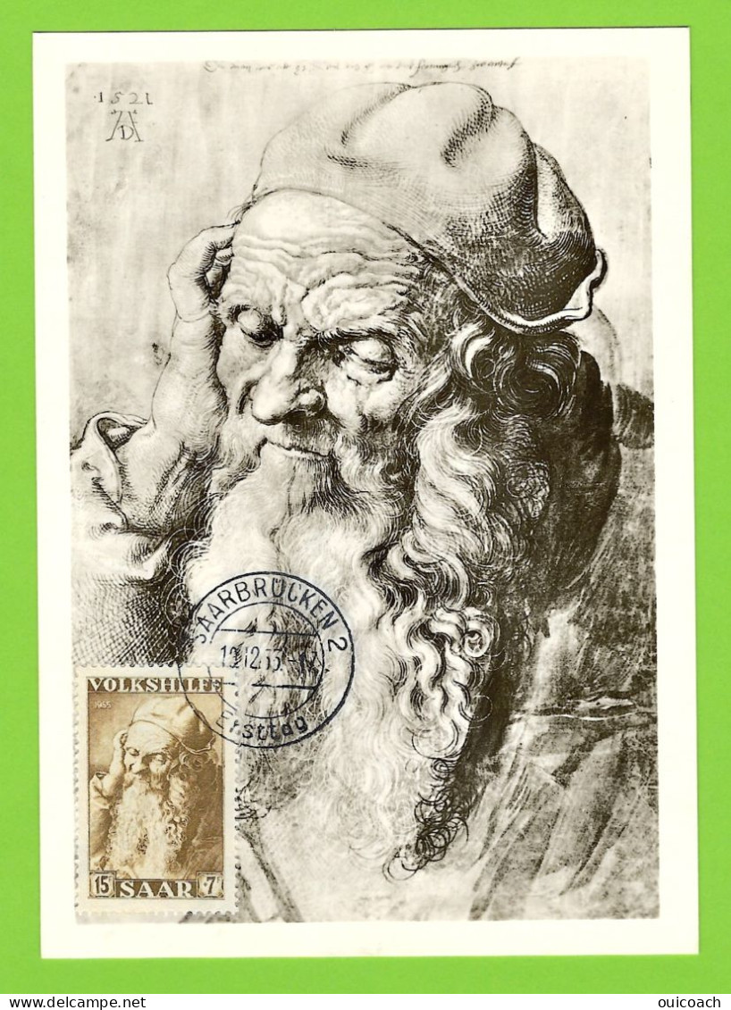 Viel Homme D'Anvers, Dürer, Sarre, Carte-maximum 349 - Cartes-maximum