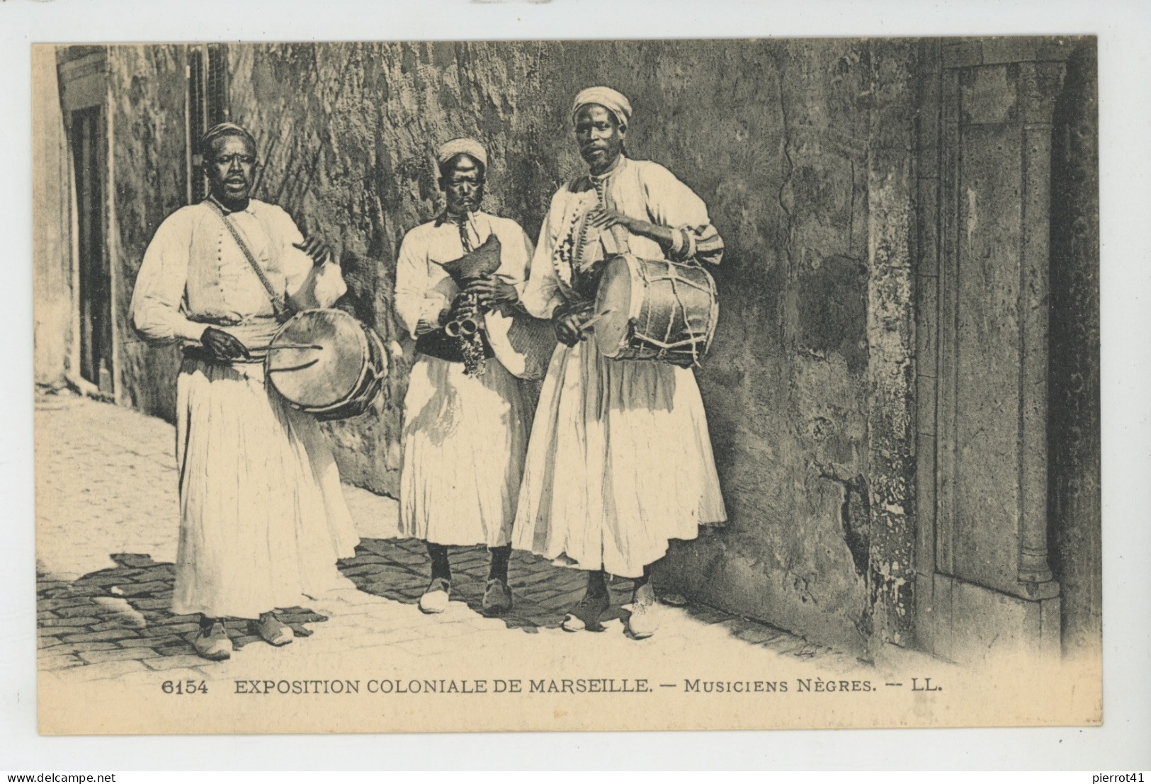 ETHNIQUES ET CULTURES - AFRIQUE DU NORD - Exposition Coloniale De Marseille - Musiciens Nègres - Afrique
