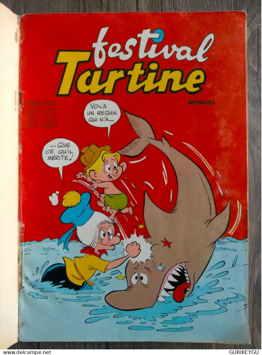 Album  FIESTA N°10  Festival Tartine 50 Dennis La Malice Spécial 58 Et Spécial Cap'tain POPEYE 68 De 1971/1972 - Tintin