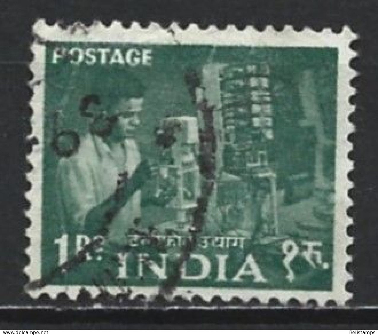 India 1955. Scott #266 (U) Telephone Factory Worker - Gebruikt