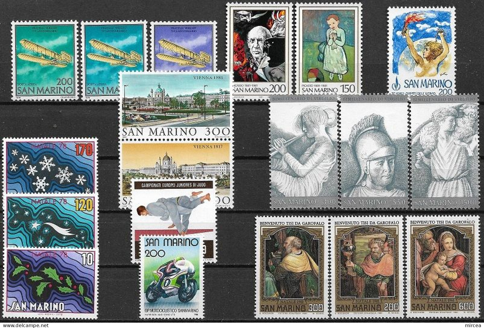 C3950 - San Marino Lot Timbres Neufs** - Collections, Lots & Series