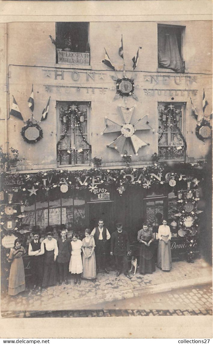 MAGASIN DE VAISSELLE-CARTE-PHOTO A SITUER - FÊTE DU 14 JUILLET LA VENDANGE - Shops