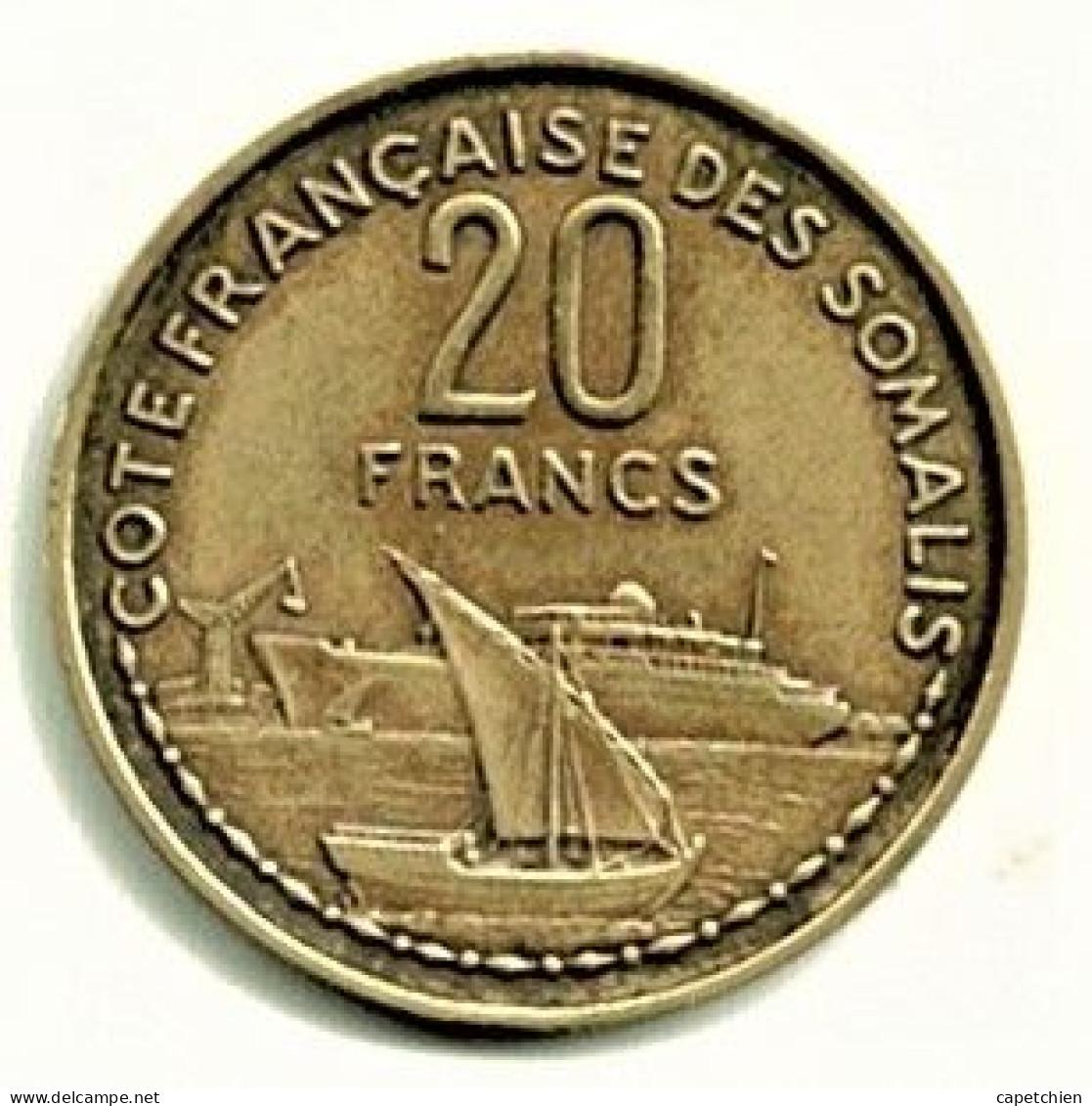 COTE FRANCAISE DES SOMALIS/ 20 FRANCS / 1952 / ETAT TTB + - Djibouti (Afars Et Issas)