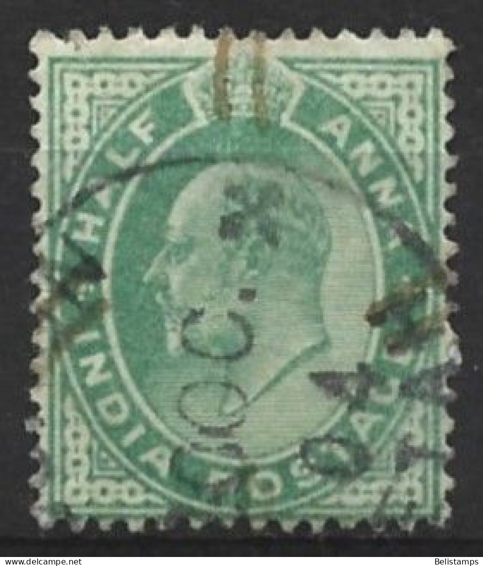 India 1902. Scott #61 (U) King Edward VII - 1902-11 King Edward VII