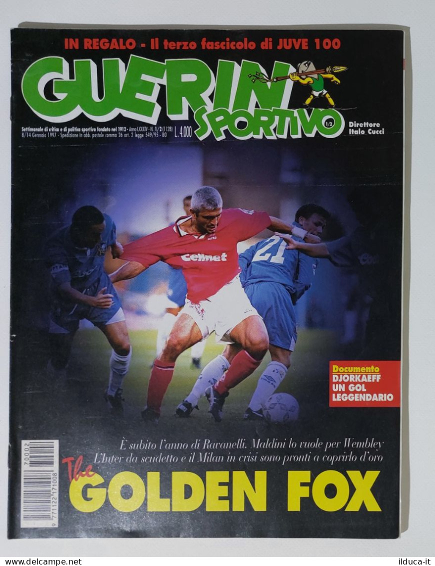I115094 Guerin Sportivo A. LXXXIV N. 1/2 1997 - Ravanelli - Maldini - Inter - Deportes