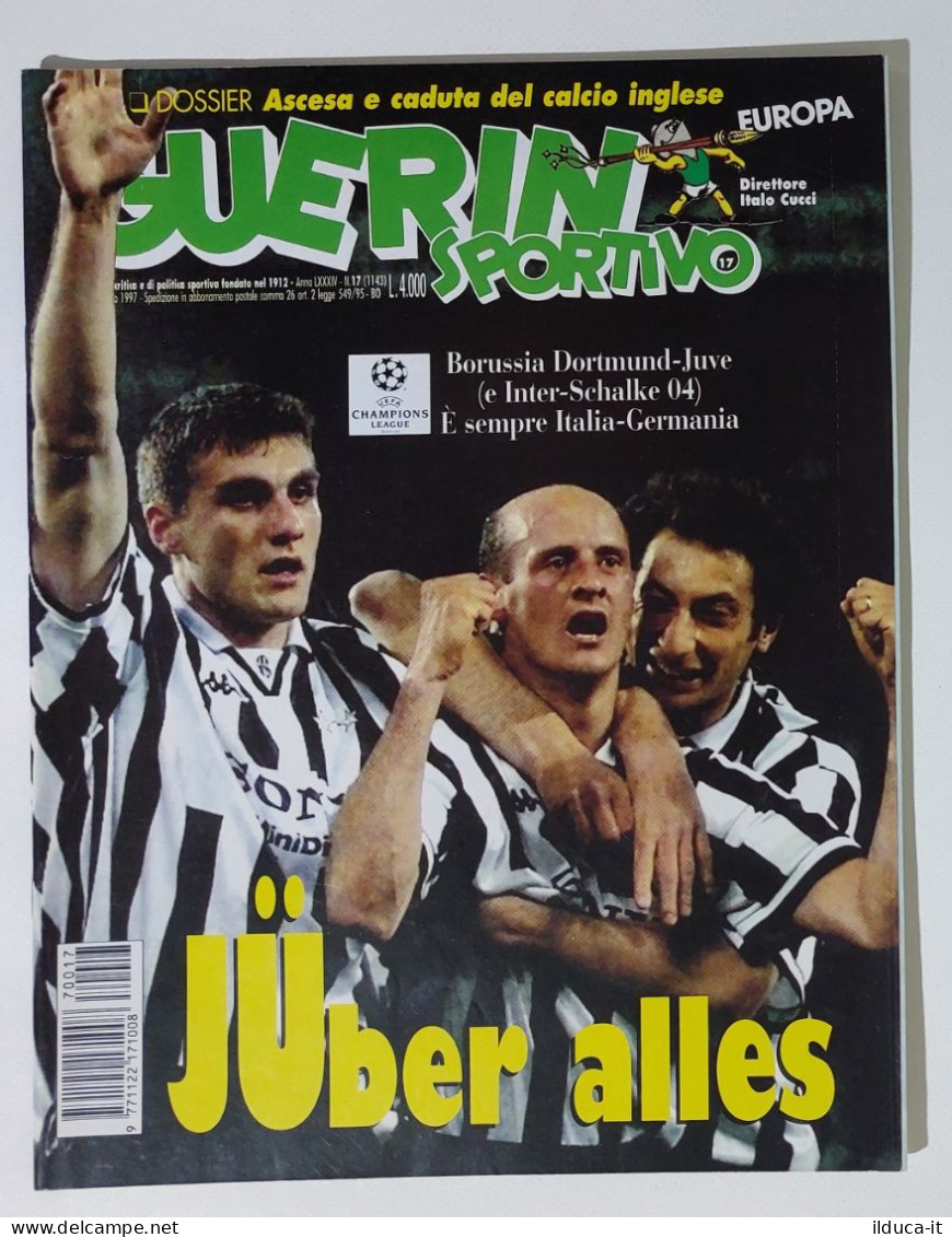 I115109 Guerin Sportivo A. LXXXIV N. 17 1997 - Borussia Dortund - Calcio Inglese - Deportes