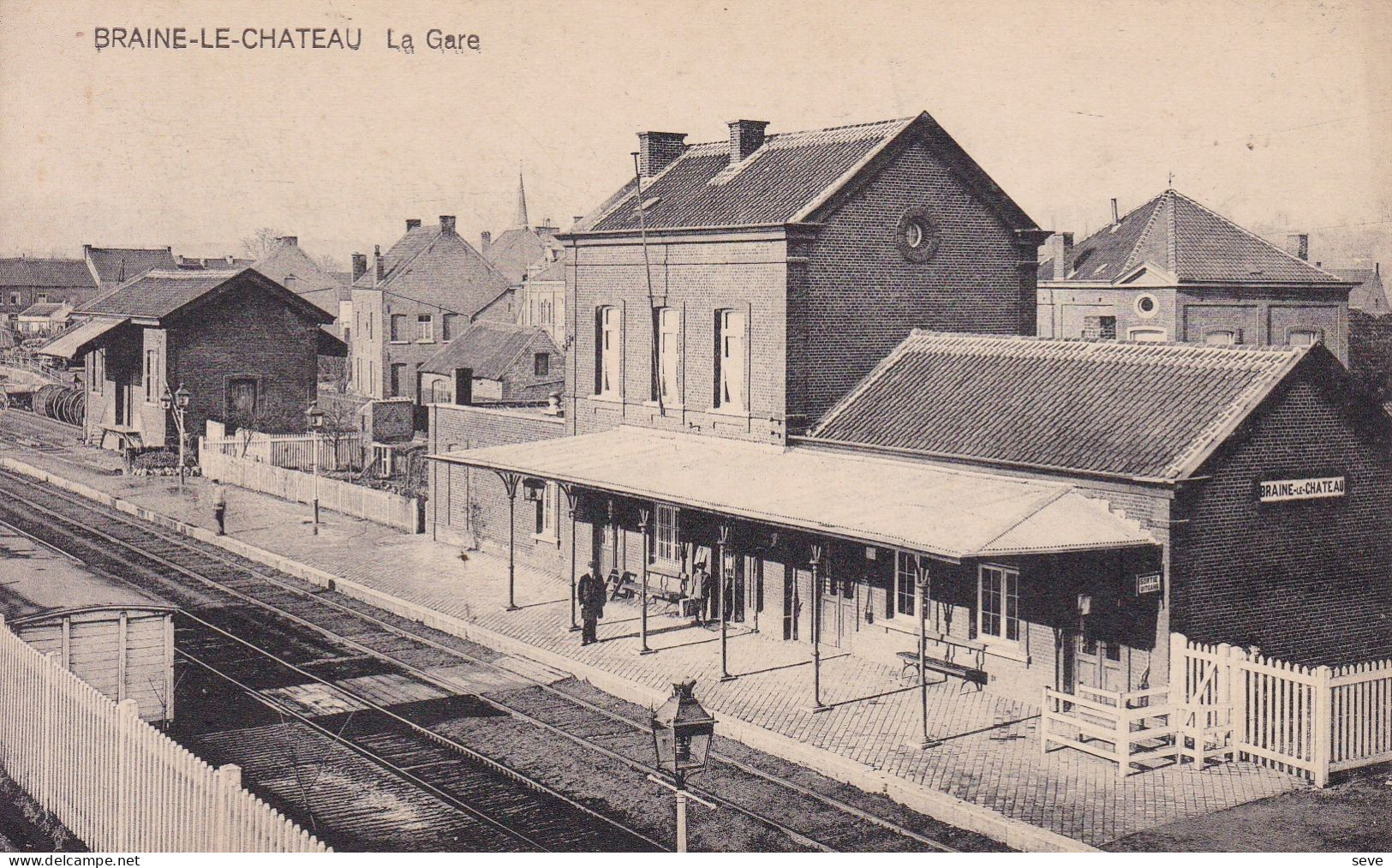 BRAINE-LE-CHATEAU. La Gare. Non Voyagée. Editeur Vanlaethem à Braîne-le-Château. - Braine-le-Chateau