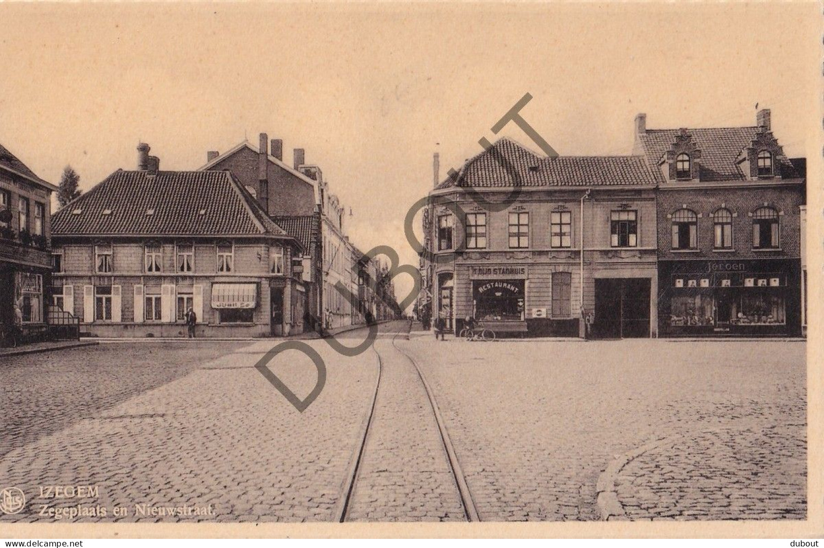 Postkaart/Carte Postale - Izegem - Zegeplaats En Nieuwstraat  (C4148) - Izegem