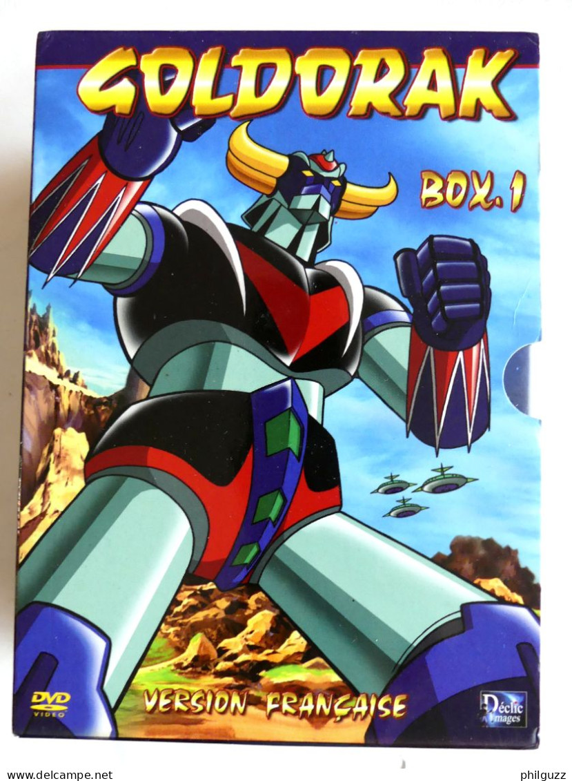 Coffret GOLDORAK BOX 1 VERSION FRANCAISE 5 DVD TBE Grendizer Episodes 1 à 26 - Cartoni Animati