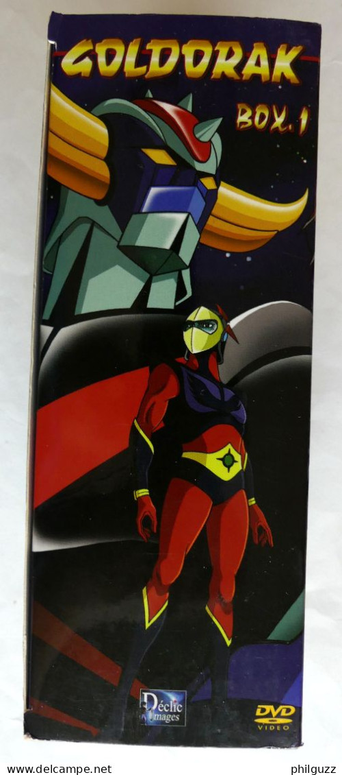 Coffret GOLDORAK BOX 1 VERSION FRANCAISE 5 DVD TBE Grendizer Episodes 1 à 26 - Dessin Animé