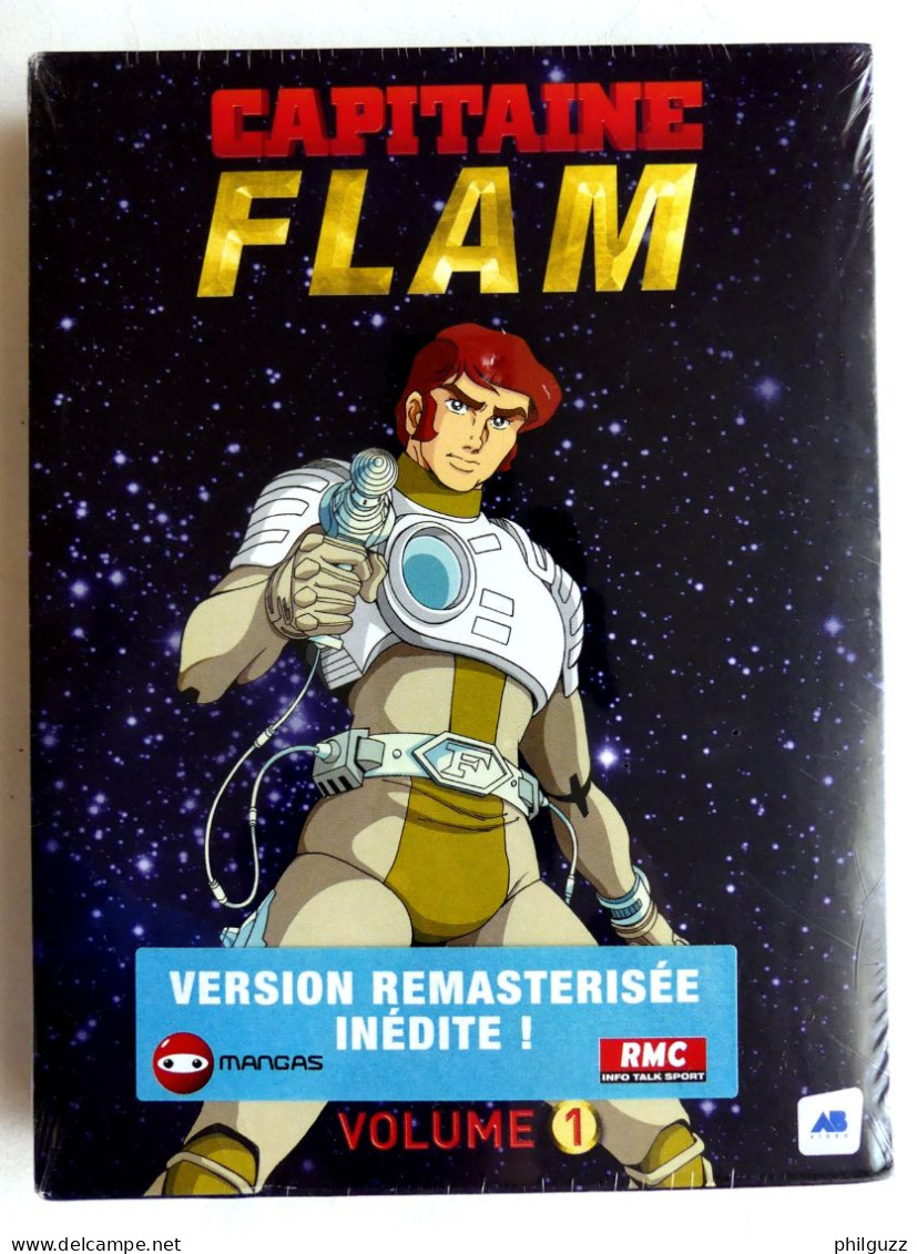 Coffret DVD Capitaine Flam-Volume 1 - Épisodes 1 à 16 [ Version Remasterisée ] NEUF SOUS FILM - Animatie