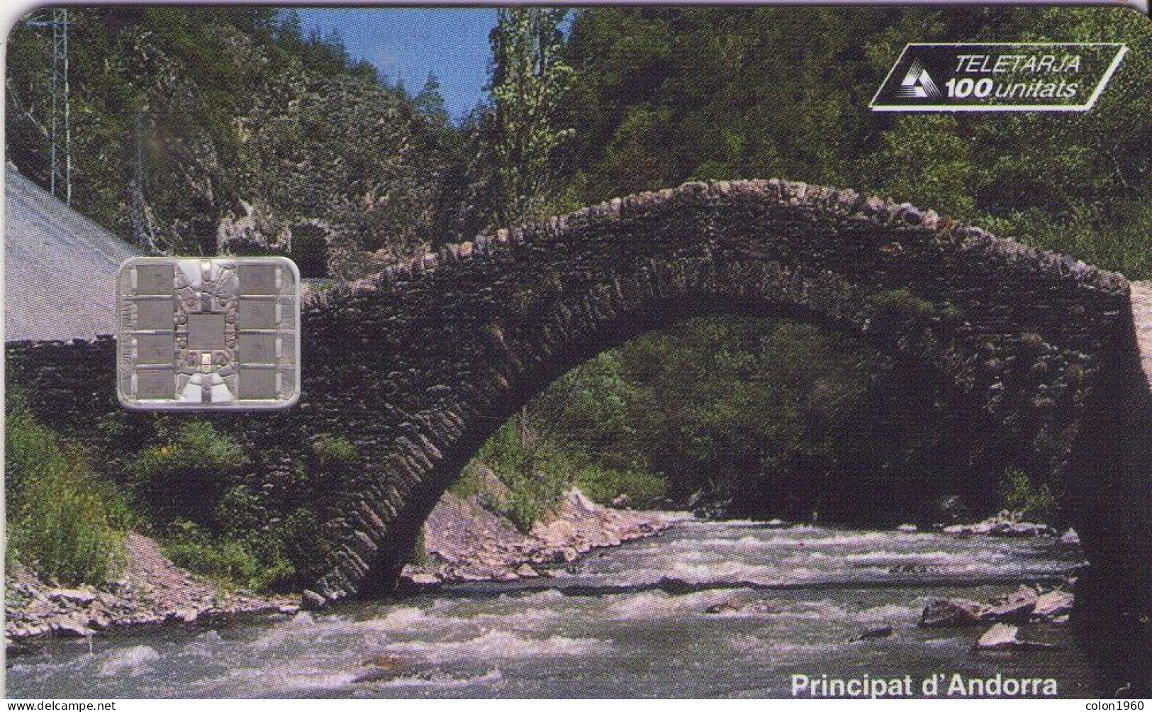 ANDORRA. AD-STA-0056. Pont De Sant Antoni. 1996-08. 10000 Ex. (048) - Andorre