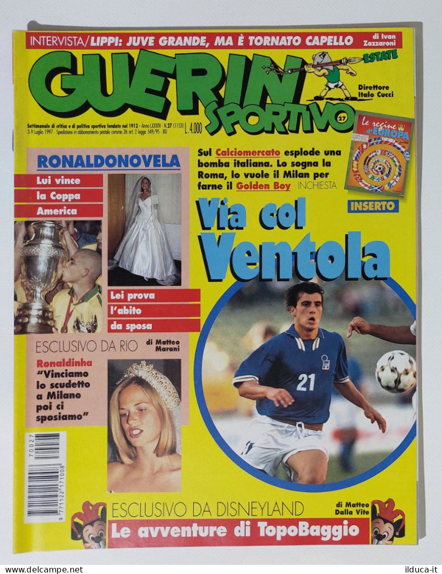 I115119 Guerin Sportivo A. LXXXIV N. 27 1997 - Ronaldo E Ronaldinha - Ventola - Sports